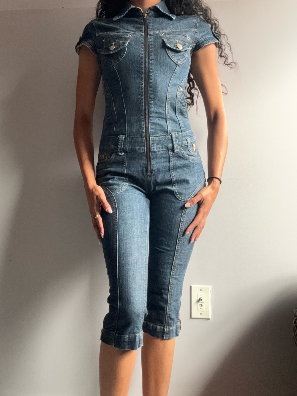 DEREON Y2K Beyoncé and Tina Knowles Denim Jumpsuit
